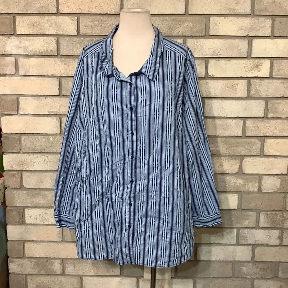 3for$20 button front shirt 28w